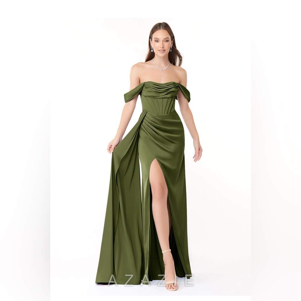 Olive Green Bridesmaid Dress